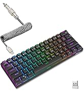 Amazon.com: RK ROYAL KLUDGE RK61 60% Mechanical Gaming Keyboard